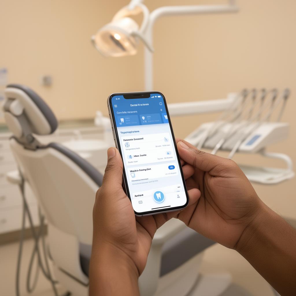 Denteasy mobile usage inside a dental clinic